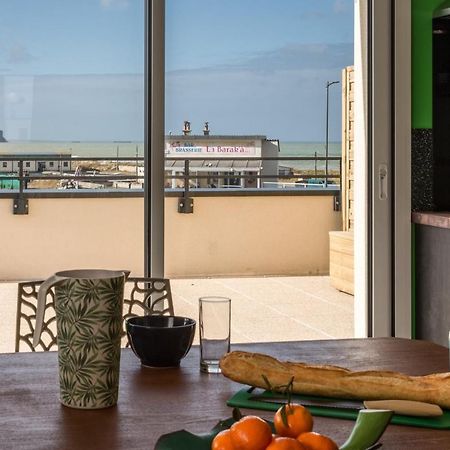 Babord, Appt Avec Terrasse Et Vue Mer Saint-Côme-de-Fresné Dış mekan fotoğraf